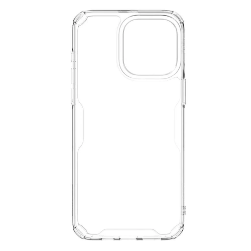 Nillkin Nature Pro case in transparent color, ideal for iPhone 15 Pro.