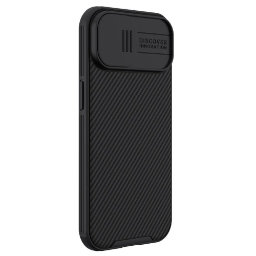 Vedere din spate a husei Nillkin CamShield Pro, cu loc pentru card.