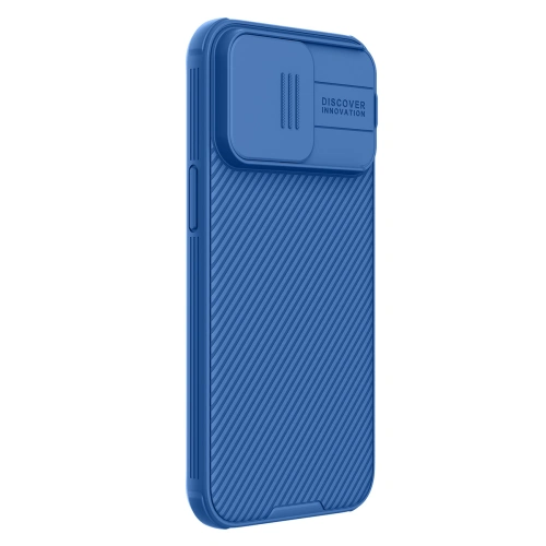 Prim-plan pe husa Nillkin CamShield Pro, arătând materialul TPU