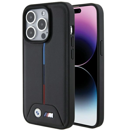 Etui BMW BMHCP15X22PVTK w czarnym kolorze, idealne dla Apple iPhone 15 Pro Max