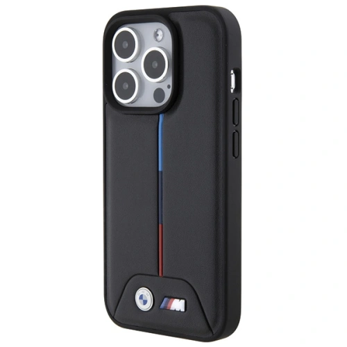Detale etui BMW Quilted Tricolor z widocznym wzorem pikowania