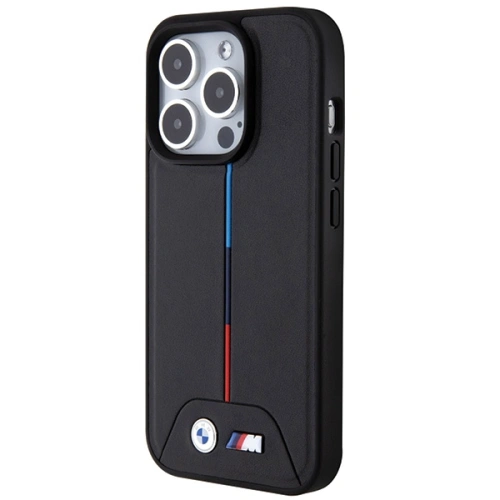 Detale etui BMW Quilted Tricolor z bliska, ukazujące wzór i teksturę