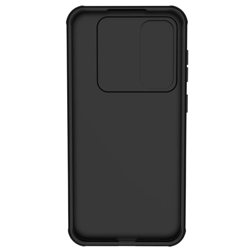 Nillkin Camshield Pro case in black, perfectly fitted for Samsung S23 FE.