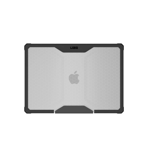 Etui UAG Plyo w kolorze ice-black, idealnie dopasowane do Apple MacBook Air 15" 2023 M2.