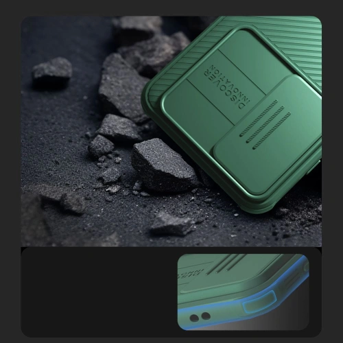 Husa Nillkin Camshield Pro pentru Samsung Galaxy S24, oferind o protecție excelentă.