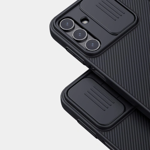 Nillkin CamShield case in black, perfect for Samsung Galaxy A15 4G / 5G