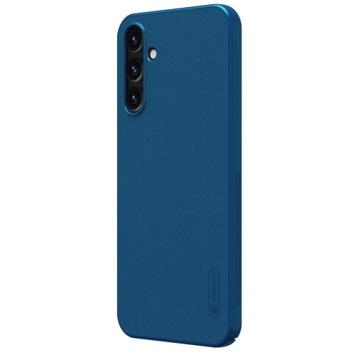 Nillkin Super Frosted Shield case in blue, perfect for Samsung Galaxy A15 4G / 5G.