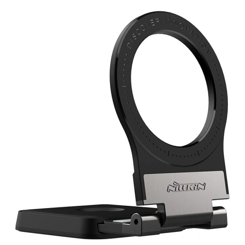 Widok na opakowanie uchwytu Nillkin SnapFlex Magnetic Mount-elite Edition w kolorze czarnym.