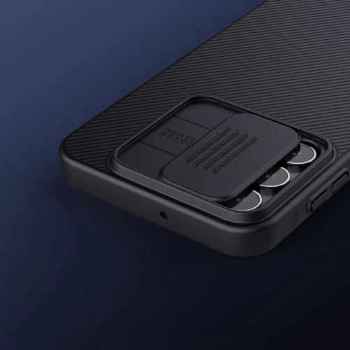 Close-up of the Nillkin CamShield case showing its elegant design.