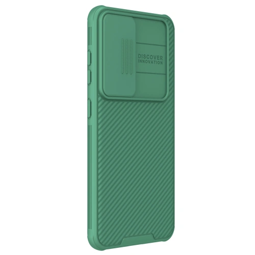 Husa Nillkin CamShield Pro în culoarea verde, ideală pentru Samsung Galaxy S24+ Plus