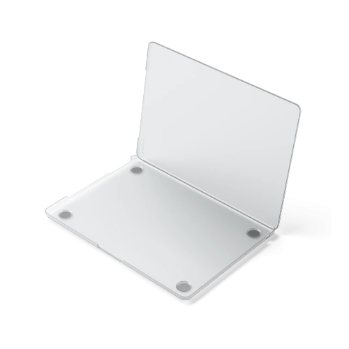 Close-up of the Satechi case, showing its durable construction and perfect fit.