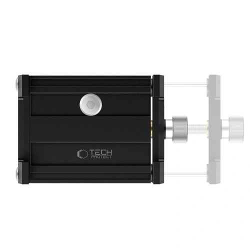 Zestaw uchwytu rowerowego Tech-Protect V4 z akcesoriami, gotowy do montażu na rowerze.