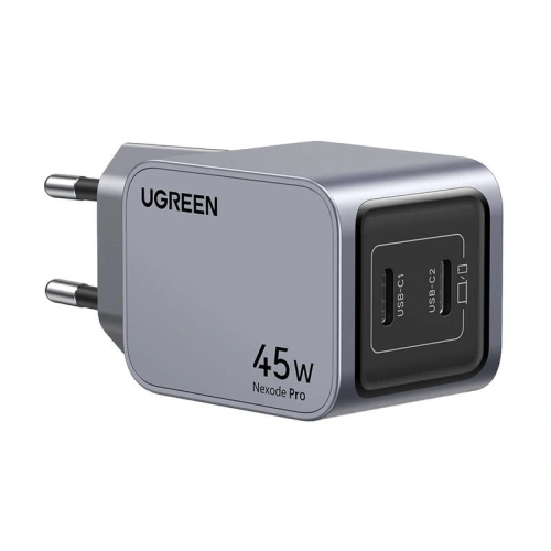Chargeur UGREEN Nexode Pro 45W - deux ports USB-C et boîtier compact GaN