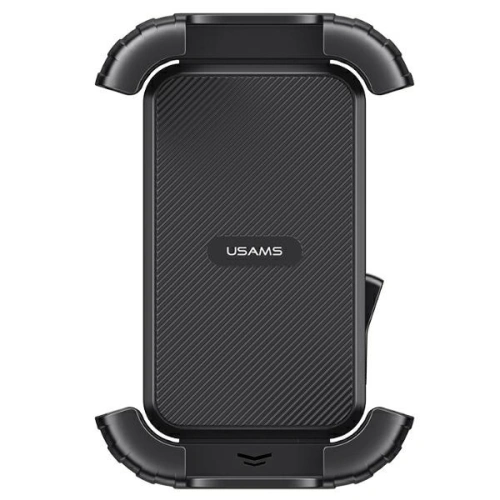 Zbliżenie na uchwyt rowerowy USAMS, ukazujące jego solidną konstrukcję.