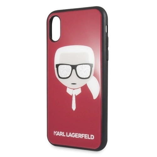 Etui Karl Lagerfeld na iPhone X, prezentujące stylowy design i wysoką jakość wykonania.