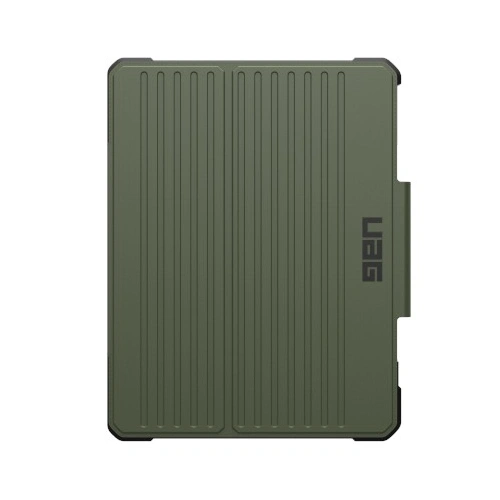 Etui UAG Metropolis SE dla Apple iPad Air 13", stylowe i funkcjonalne, w kolorze zielonym.