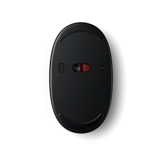 Seitenansicht der Satechi M1 Maus, die ihr modernes Design zeigt.