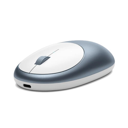 Satechi M1 Bluetooth Maus in Aktion, ideal für Büroarbeit und den täglichen Gebrauch.