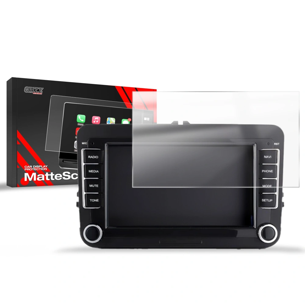 Matte film GrizzGlass CarDisplay Protection for Android GoMedia 7021 2DIN 7 inch radio
