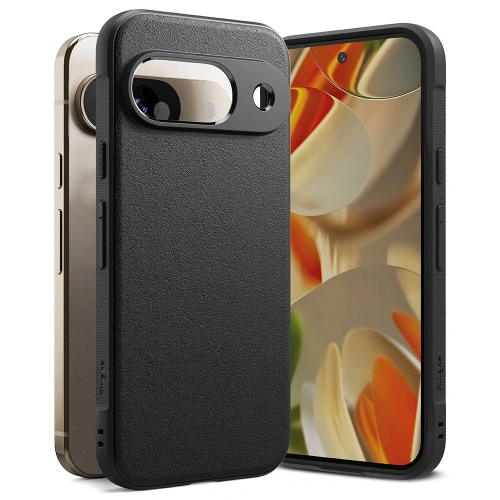 Etui Ringke Onyx w kolorze czarnym, idealnie dopasowane do Google Pixel 9.