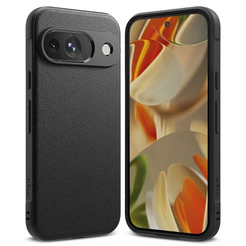 Zbliżenie na etui Ringke Onyx, ukazujące detale materiału TPU.