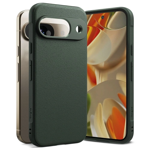 Etui Ringke Onyx w ciemnozielonym kolorze, idealne dla Google Pixel 9.