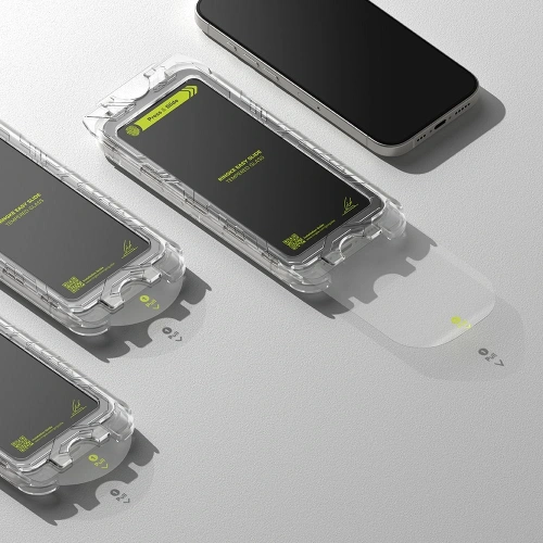 Szkło hartowane Ringke Easy Slide z bliska, prezentujące jego gładką powierzchnię