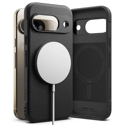 Etui Ringke Onyx Magnetic MagSafe w kolorze czarnym, idealne dla Google Pixel 9.
