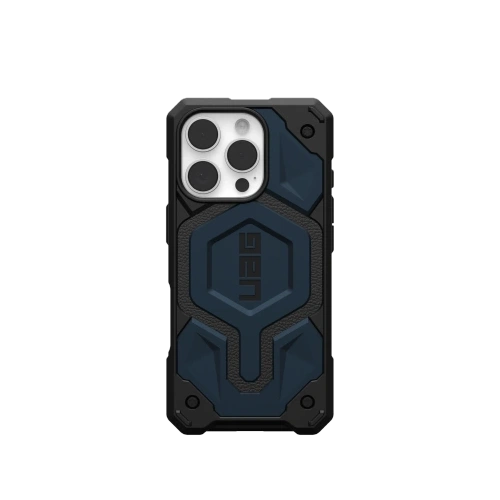 Etui UAG Monarch Pro w kolorze mallard, idealnie dopasowane do Apple iPhone 16 Pro.