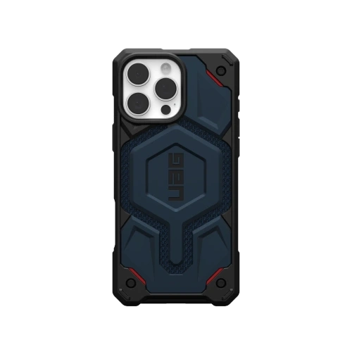 Etui UAG Monarch Pro w kolorze niebieskim, idealne do Apple iPhone 16 Pro Max.