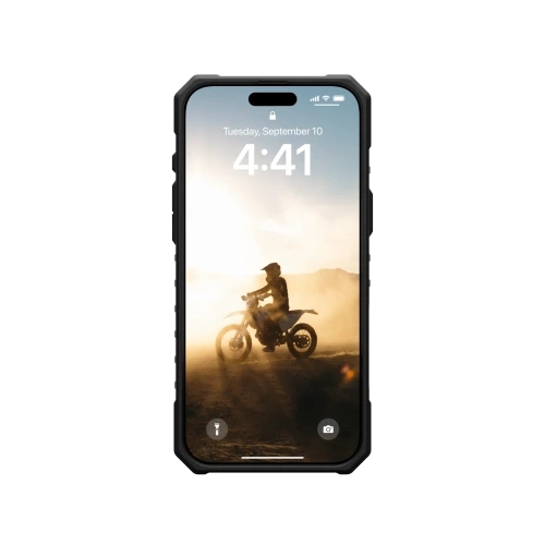 Hybrydowe etui UAG z przezroczystymi elementami, ukazujące nowoczesny design.