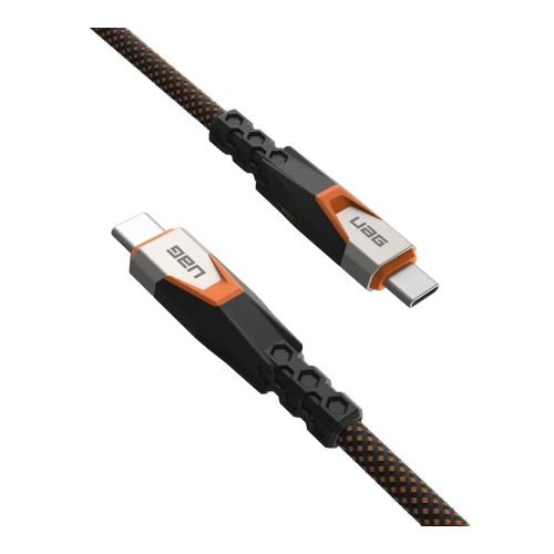 Καλώδιο USB-C UAG με ισχύ 240W, απόδοση 20Gbps, εξαιρετικό για μεταφορά δεδομένων και φόρτιση συσκευών.