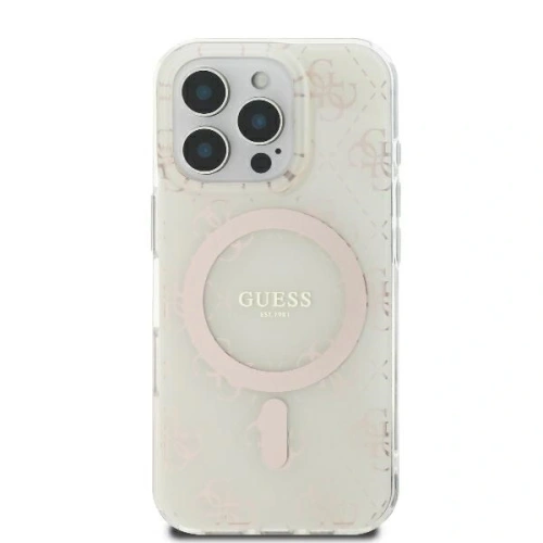 Zbliżenie na etui Guess GUHMP16XH4DTEH, ukazujące jego unikalny design.