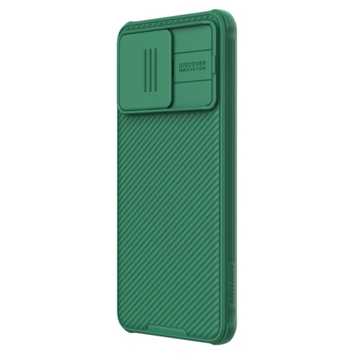Etui Nillkin Camshield Pro w głębokim zielonym kolorze, idealne dla Xiaomi Redmi K70 i POCO F6 Pro.