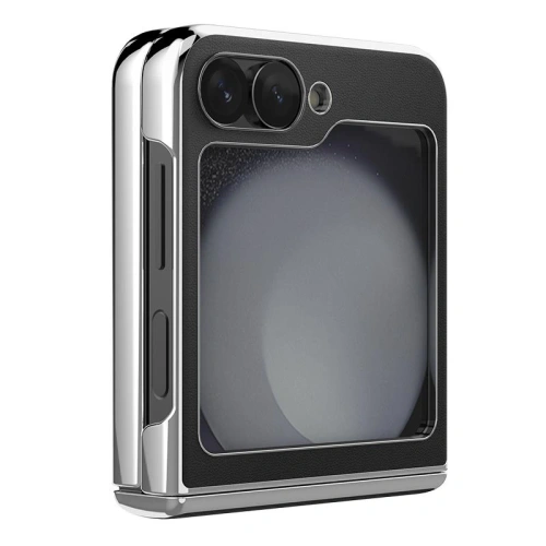 Geschlossenes Nillkin Case, das die elegante Textur des Kunstleders zeigt.