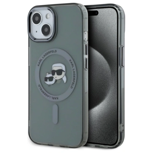 Etui Karl Lagerfeld KLHMP15SHLSKCK w kolorze czarnym, idealne do Apple iPhone 15.