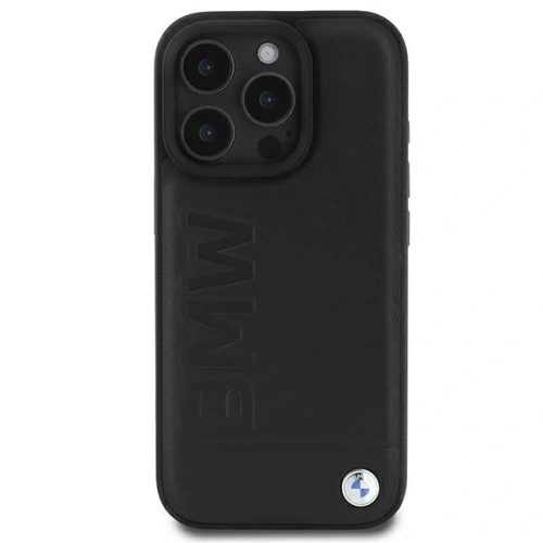 Zbliżenie na etui BMW z materiału hybrydowego, podkreślające jego jakość.