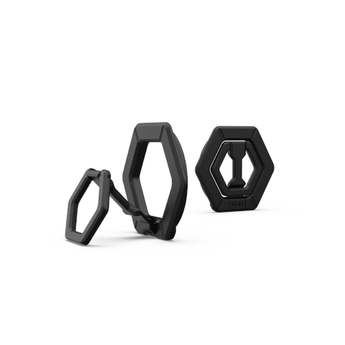 Podstawka magnetyczna UAG w kolorze tytanowym, idealna do etui z systemem MagSafe.