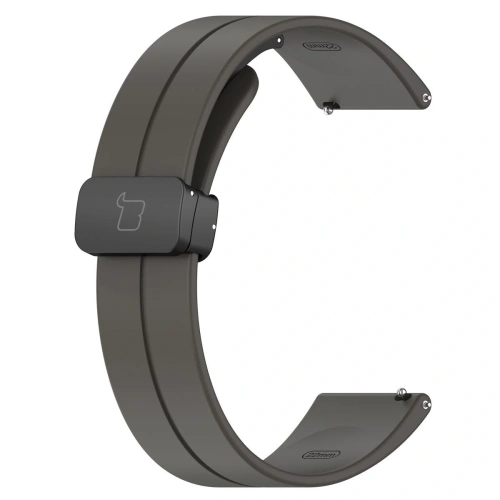 Silicone strap Bizon Strap Watch Silicone 22 mm with clasp
