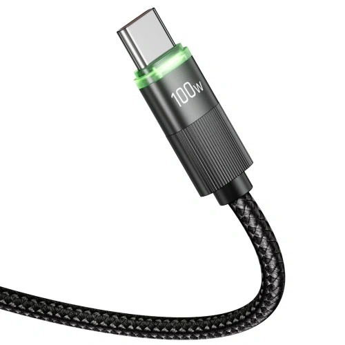 USB-C connector in Tech-Protect UB20T Ultraboost cable with metal housing