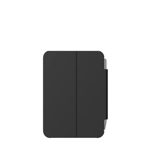 Zbliżenie na etui UAG Plyo Folio, pokazujące detale materiału i wycięcia na porty.