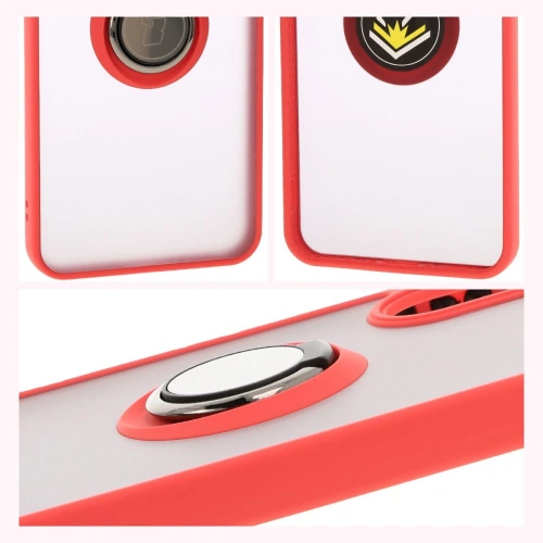 Etui Bizon Case zamontowane na Samsung Galaxy A36 5G, prezentujące nowoczesny design i funkcjonalność.