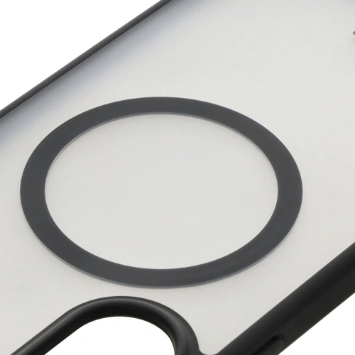 Etui Bizon Case zamontowane na telefonie Samsung Galaxy A56 5G, prezentujące jego elegancki wygląd.