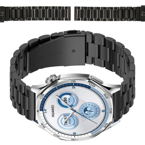 Bizon Strap Watch Aura 22 mm in black