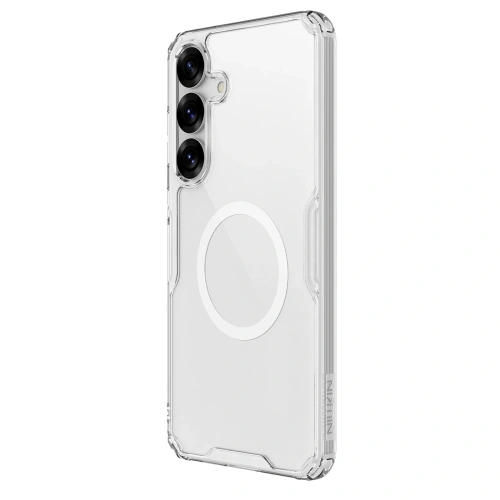 Nillkin Nature TPU Pro case in white color, perfect for Samsung Galaxy S25+ Plus