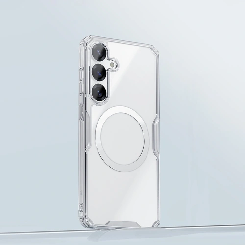 Transparent Nillkin Nature case, showcasing the original phone design