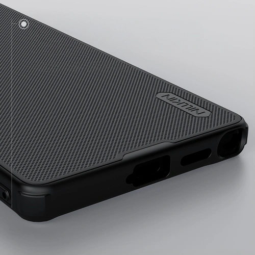 View of the Nillkin case from the back, showcasing the elegant design and finish