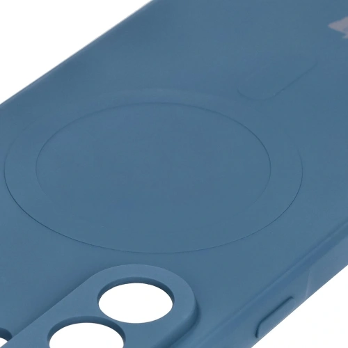 Silikonowe etui Bizon Case zamontowane na Samsung Galaxy A56 5G, prezentujące elegancki design.
