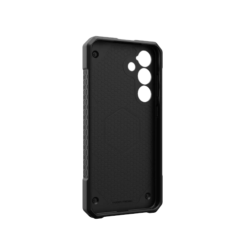 Etui UAG Monarch Pro zamontowane na Samsung Galaxy S25+ Plus 5G, prezentujące stylowy design.