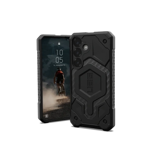 Etui UAG z funkcjonalnością magnetyczną, stylowe i trwałe, na tle minimalistycznym.